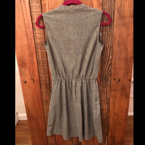 Merona size small green white patterned dress - Picture 3 of 3